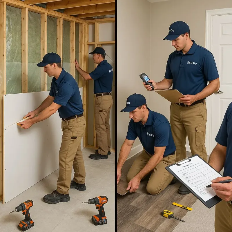 Repairs and Reconstruction process in Du Quoin, IL